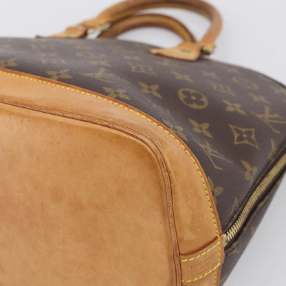 Louis Vuitton Vintage Alma Monogram Canvas, Brown, Canvas, Handbag