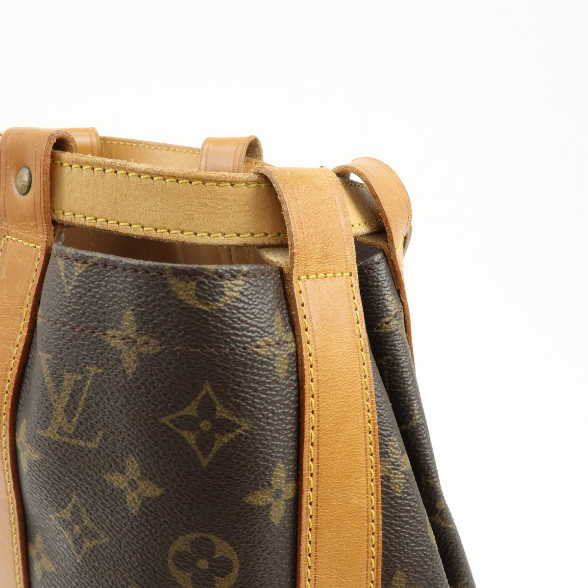 Louis Vuitton Randonnee Monogram Canvas, Brown, Canvas, Backpack