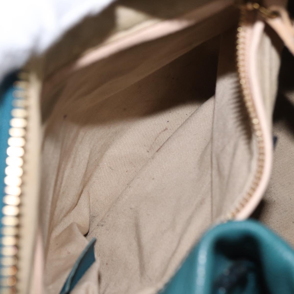 Chloe Paraty Top Handle Bag Leather, GREEN, LEATHER, Shoulder bag
