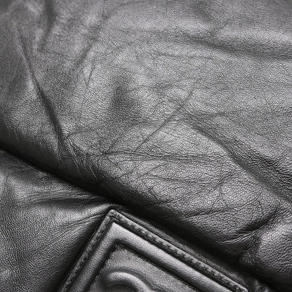 Chanel Coco Cocoon Reversible Tote Quilted Lambskin, Black, Leather, Tote Bag