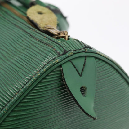 Louis Vuitton Speedy Epi Leather, Green, Leather, Handbag