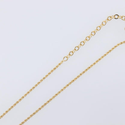 Christian Dior CD Pendant Metal, Gold, Metal, Necklace