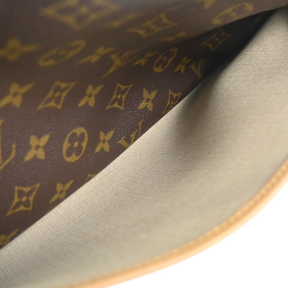 Louis Vuitton Deauville Monogram Canvas, Brown, Canvas, Handbag
