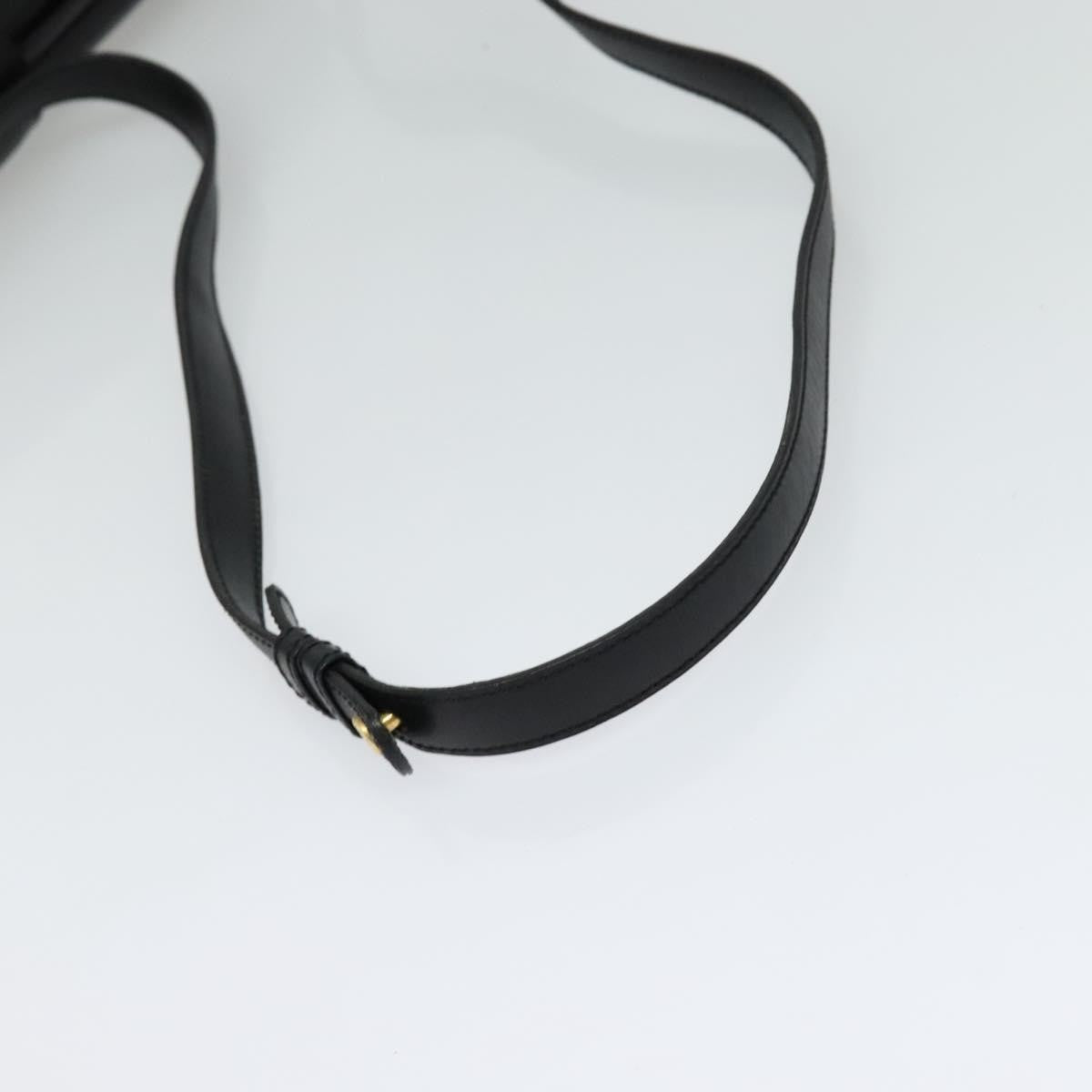 Celine Vintage Leather, Black, Leather, Shoulder Bag