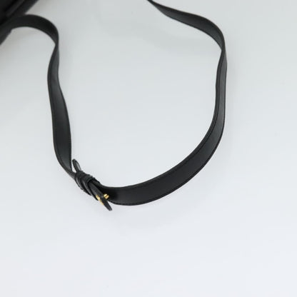 Celine Vintage Leather, Black, Leather, Shoulder Bag