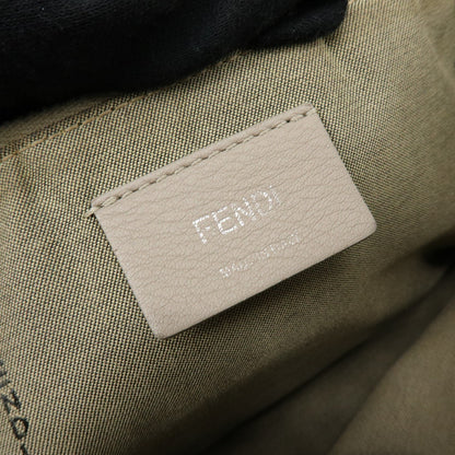 Fendi By The Way Satchel Calfskin, Beige, Leather, Handbag