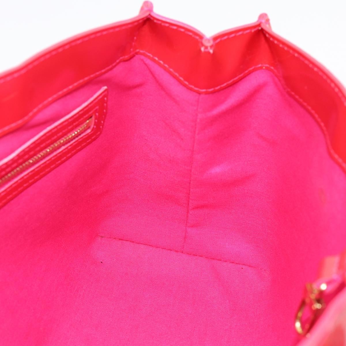 Louis Vuitton Wilshire Monogram Vernis, Pink, Patent Leather, Tote Bag