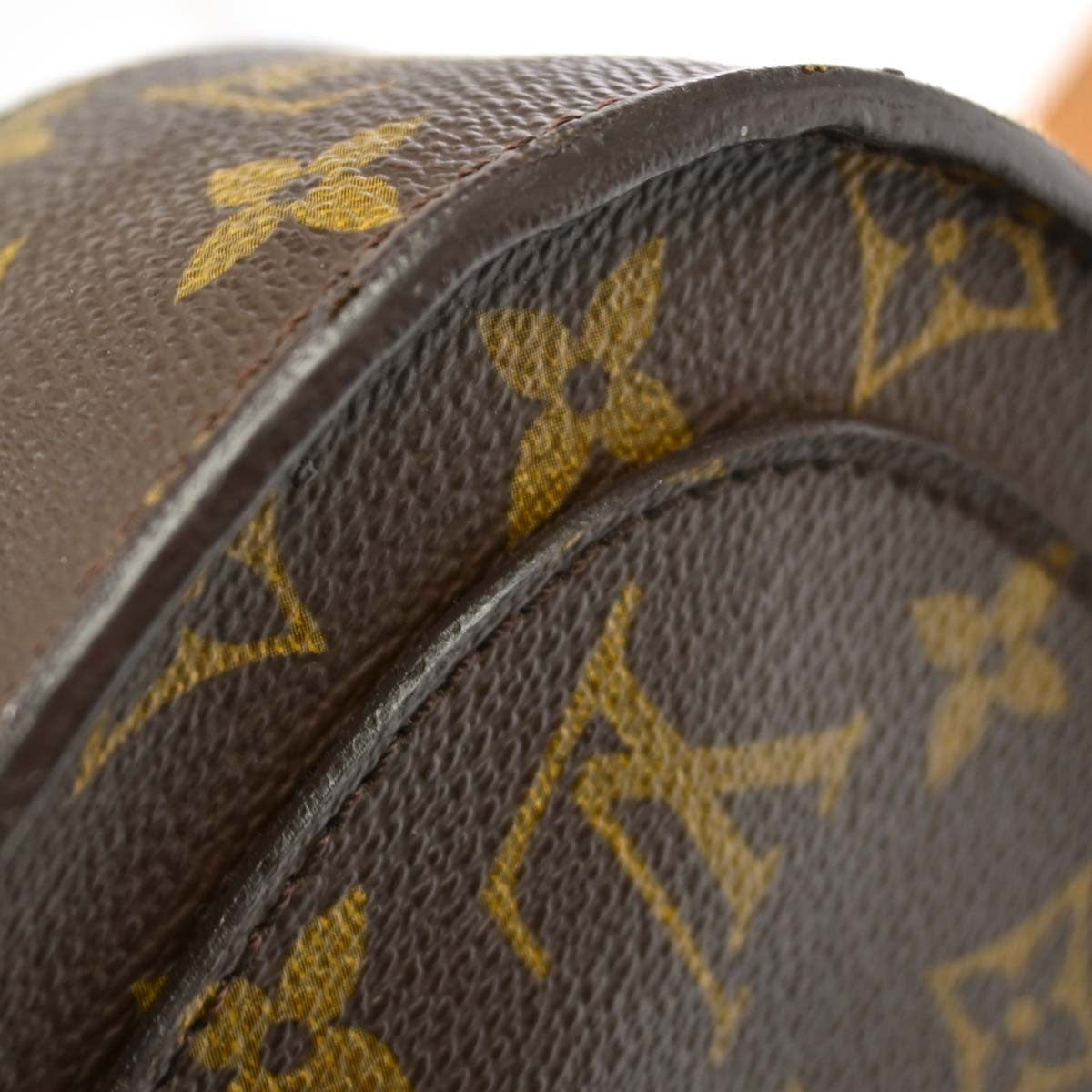 Louis Vuitton Saint Cloud Monogram Canvas, Brown, Canvas, Handbag