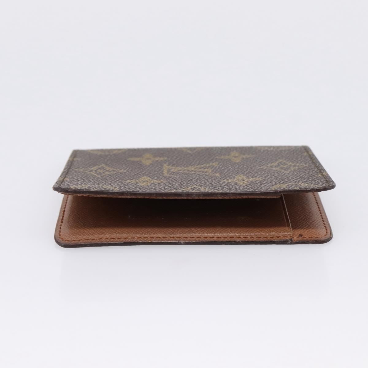 Louis Vuitton Bifold Card Case Canvas, Brown, Canvas, Clutch