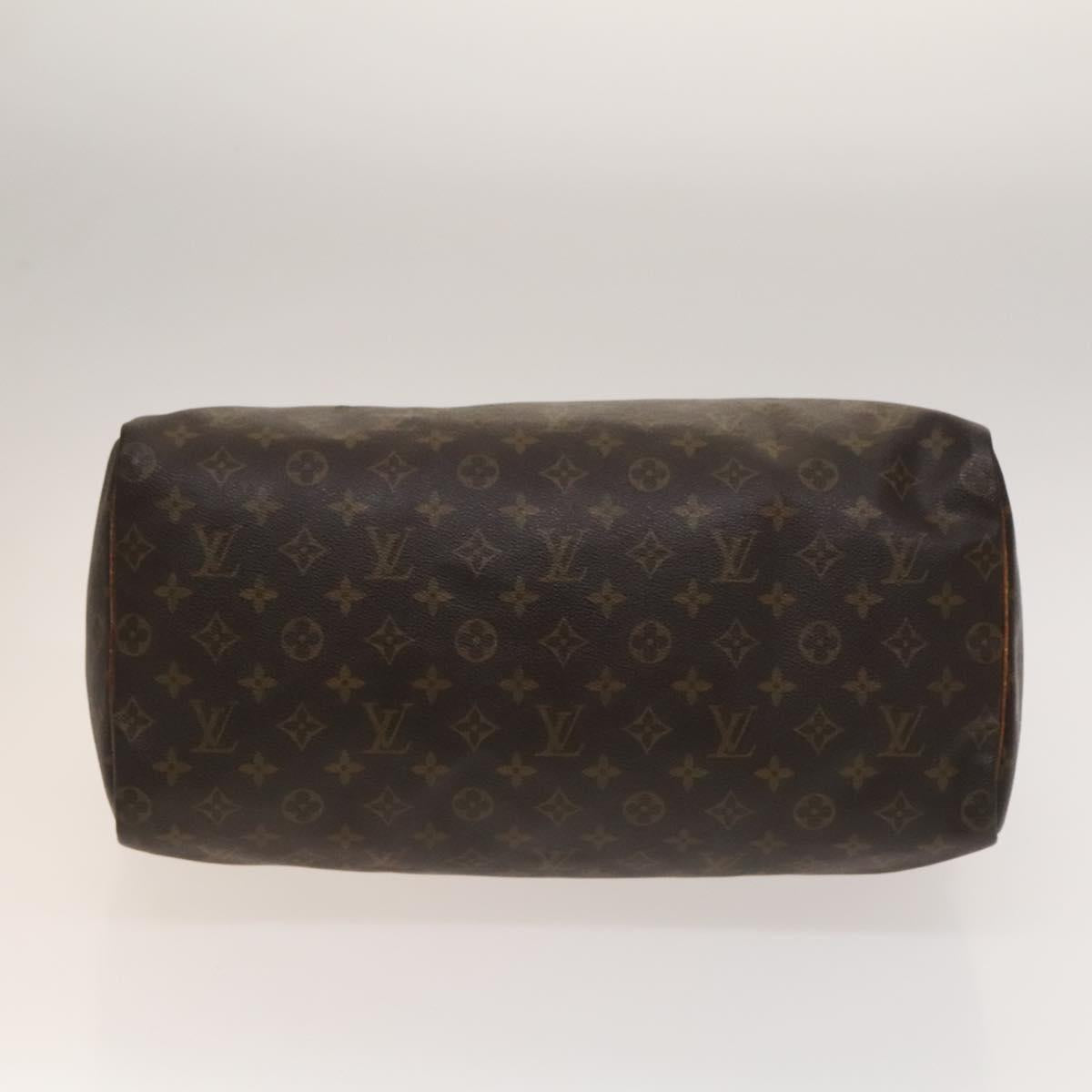 Louis Vuitton Speedy Handbag Monogram Canvas, BROWN, CANVAS, Handbag