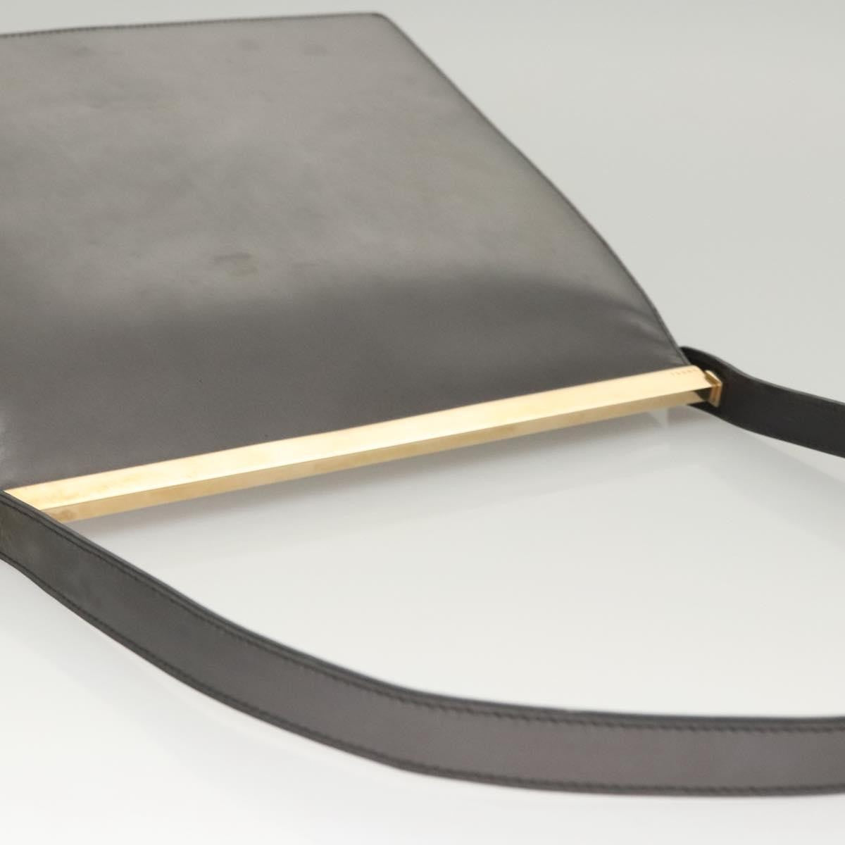Gucci Shoulder Leather, Brown, Leather, Shoulder Bag