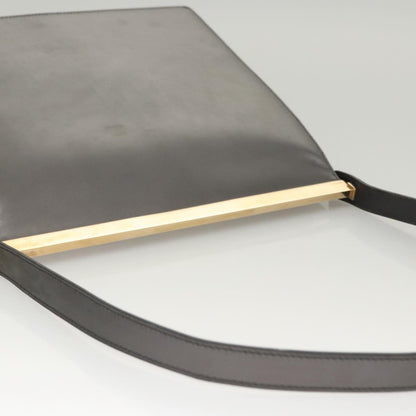 Gucci Shoulder Leather, Brown, Leather, Shoulder Bag