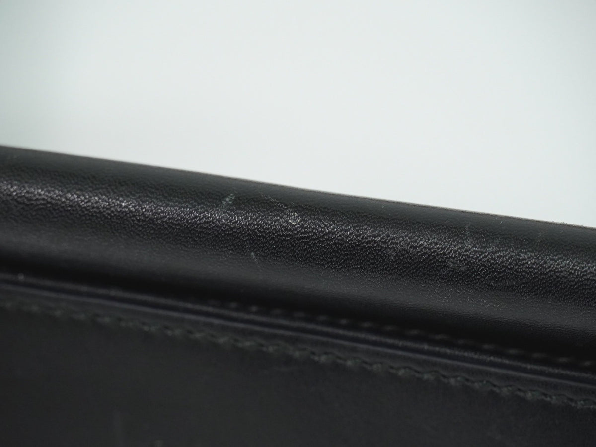 Gucci Nymphaea Top Handle Leather, Black, Leather, Handbag