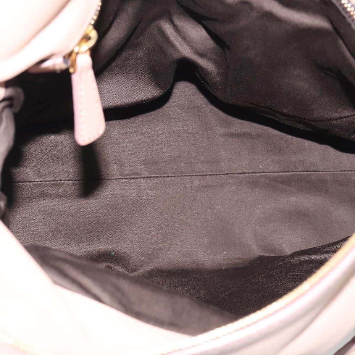 Miu Miu Bow Satchel Vitello Lux, Pink, Leather, Handbag