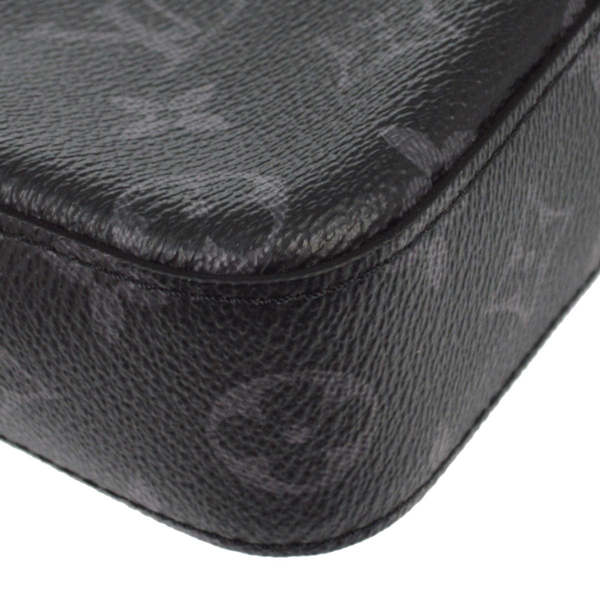 Louis Vuitton Trio Messenger Reverse Monogram Eclipse Canvas, Black, Canvas, Handbag