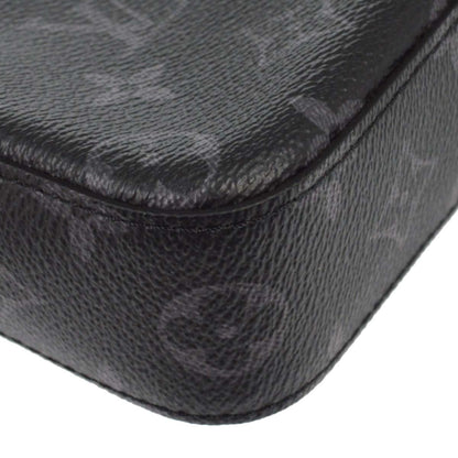 Louis Vuitton Trio Messenger Reverse Monogram Eclipse Canvas, Black, Canvas, Handbag