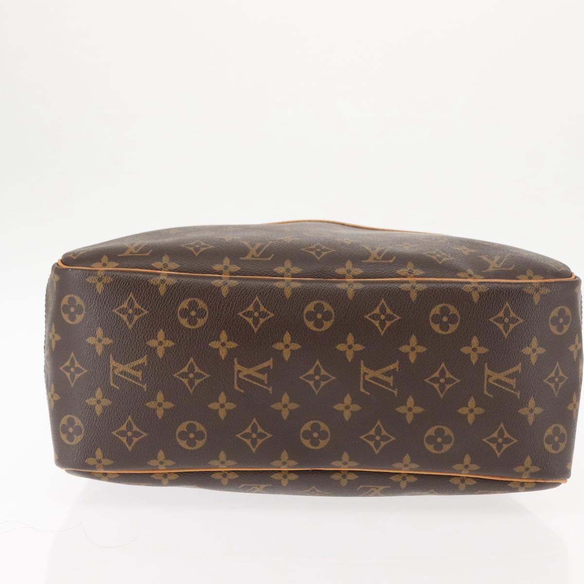 Louis Vuitton Deauville Handbag Monogram Canvas, BROWN, CANVAS, Handbag