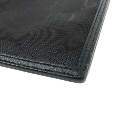 Gucci Off The Grid Zip GG Econyl, Black, Nylon, Clutch