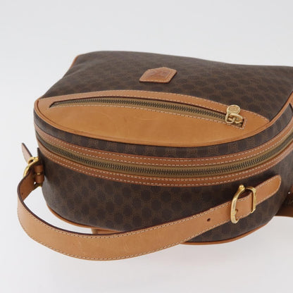 Celine Backpack Leather, Brown, Canvas, Backpack