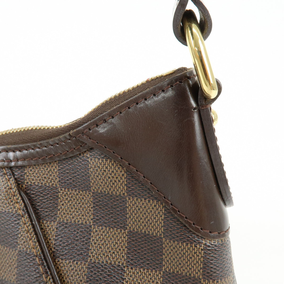 Louis Vuitton Thames Damier, Brown, Canvas, Handbag