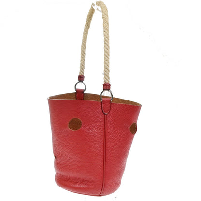 Hermes Mangeoire Taurillon Clemence Leather, Red, Leather, Shoulder Bag