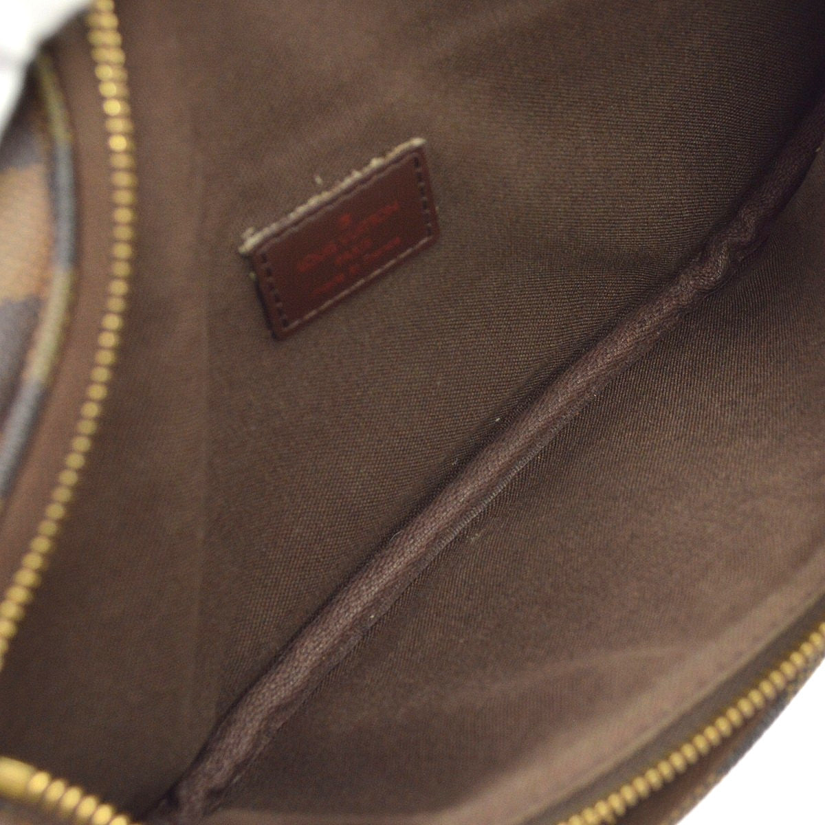 Louis Vuitton Melville Waist Damier Ebene, Brown, Canvas, Shoulder Bag