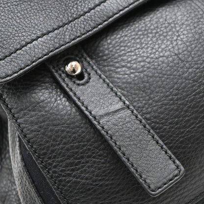 Saint Laurent Muse Two Leather, Black, Leather, Handbag