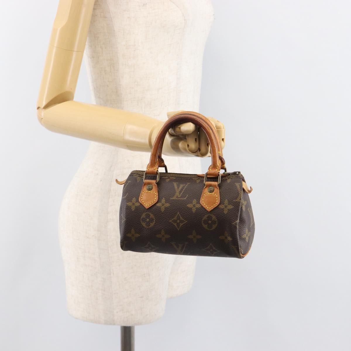 Louis Vuitton Speedy Mini HL Monogram Canvas, Brown, Canvas, Handbag