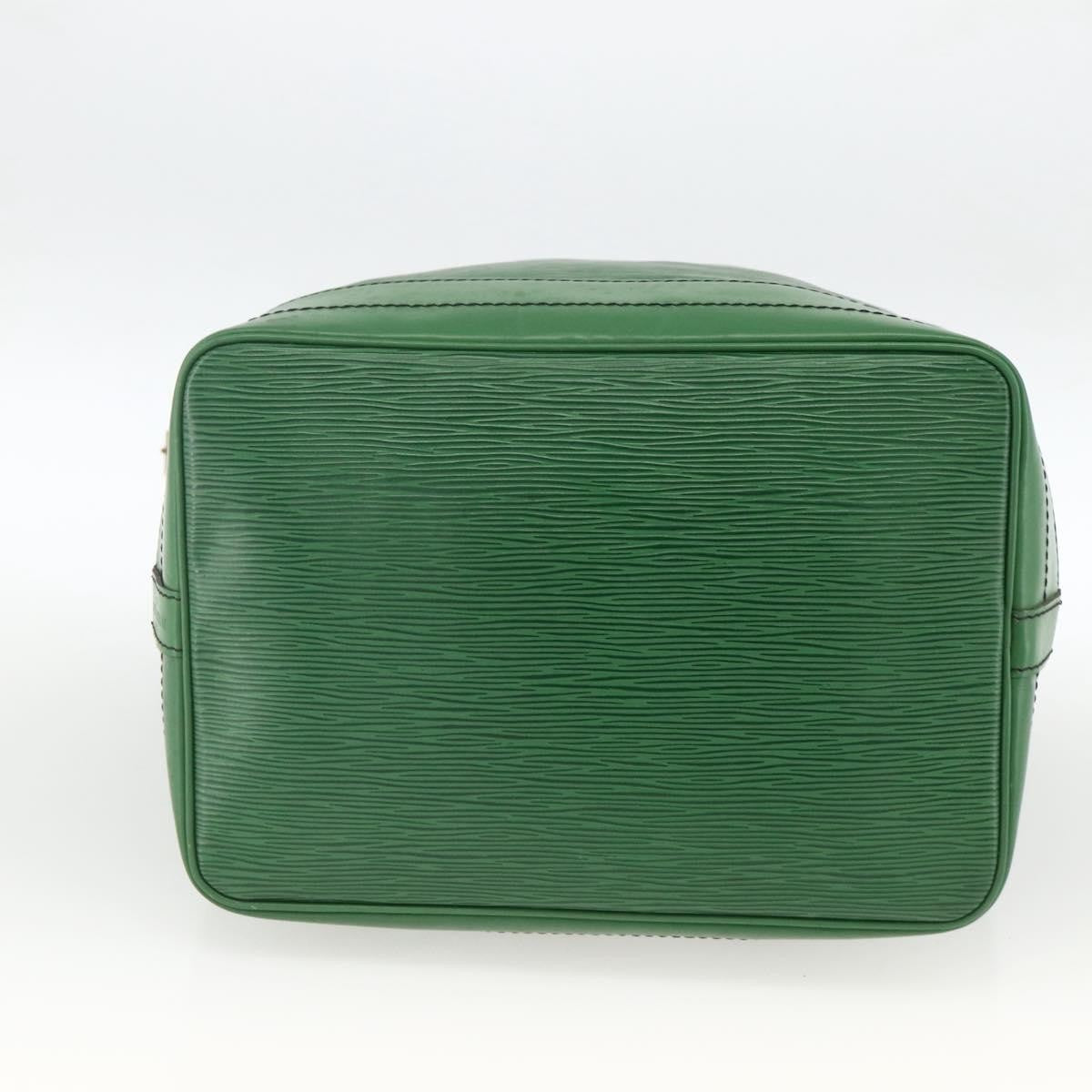 Louis Vuitton Noé Epi, Green, Leather, Shoulder Bag