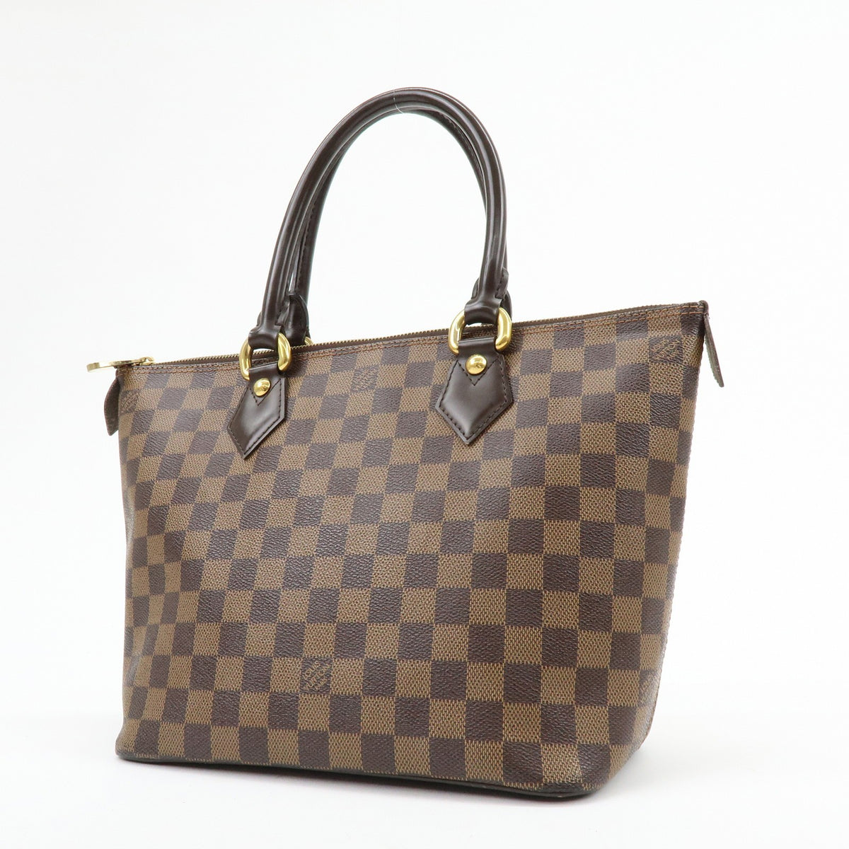 Louis Vuitton Saleya Damier, Brown, Canvas, Handbag