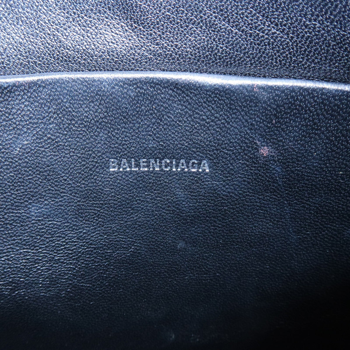 Balenciaga Everyday Logo Printed Leather, Red, Leather, Clutch