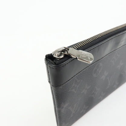 Louis Vuitton Discovery Pochette Monogram Eclipse Canvas, Black, Canvas, Clutch