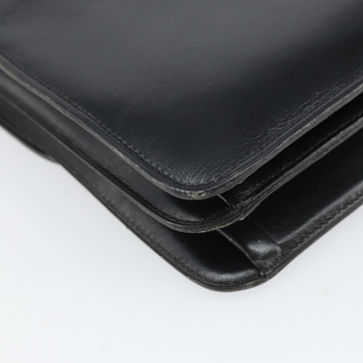 Christian Dior Shoulder Leather, Black, Leather, Shoulder Bag