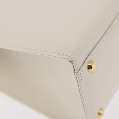 Saint Laurent Vintage handbag Leather, White, Leather, Handbag