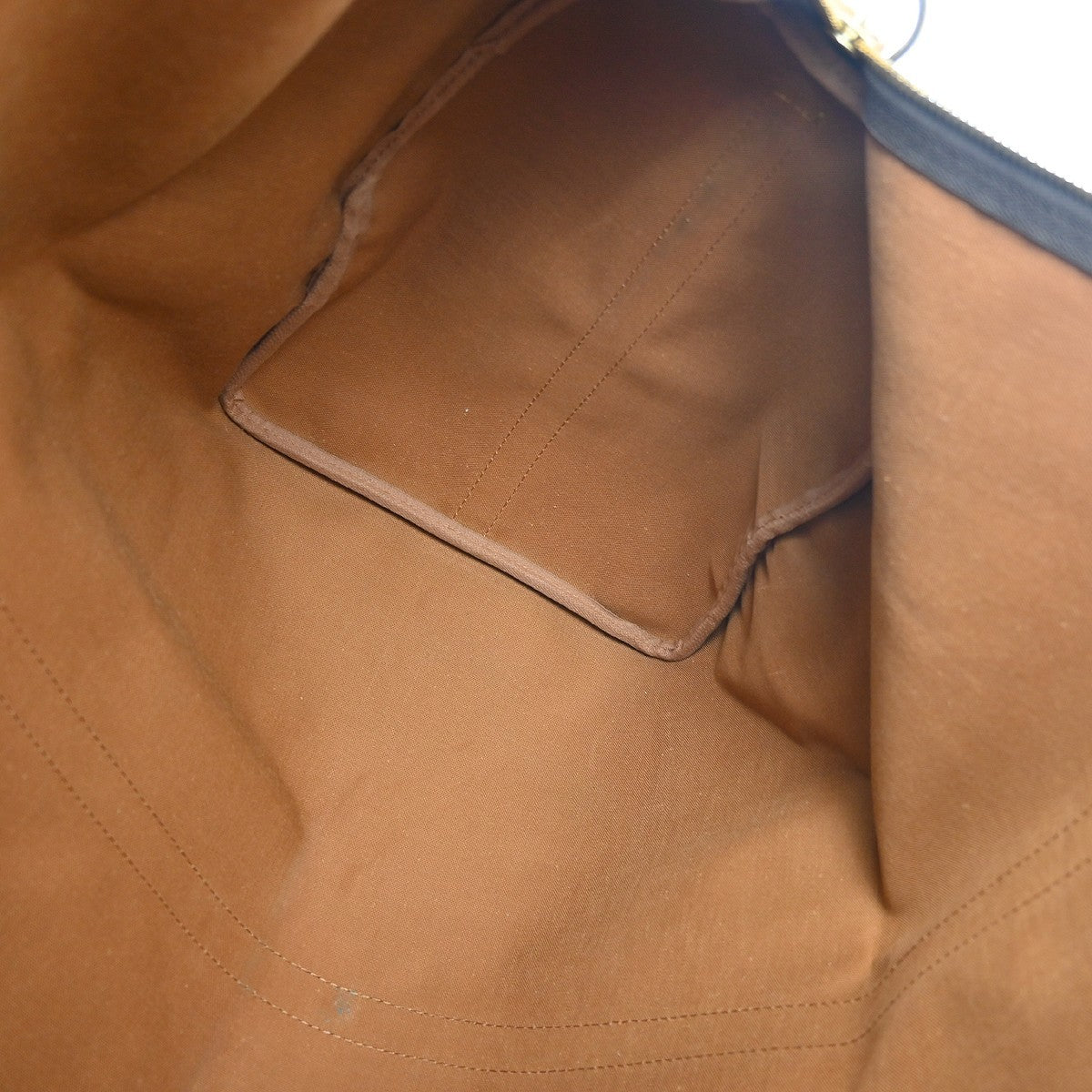 Louis Vuitton Keepall Bandoulière Monogram, Brown, Canvas, Travel Bag