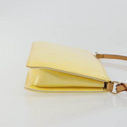 Louis Vuitton Lexington Pochette Monogram Vernis, Beige, Patent Leather, Clutch
