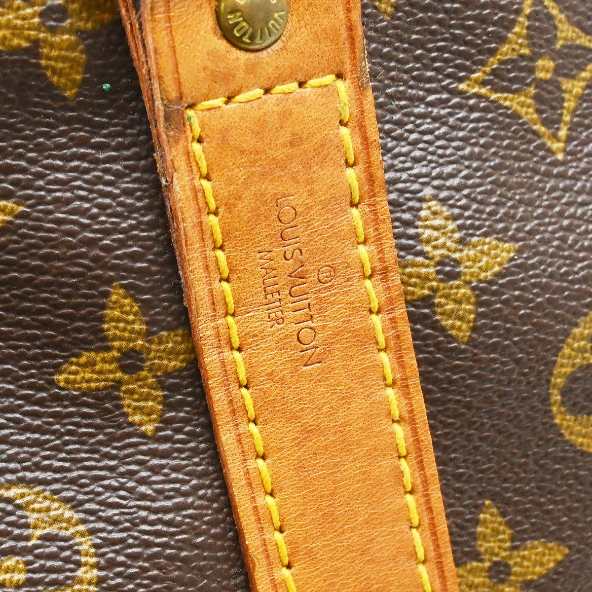 Louis Vuitton Keepall Bandouliere Monogram Canvas, Brown, Canvas, Travel Bag