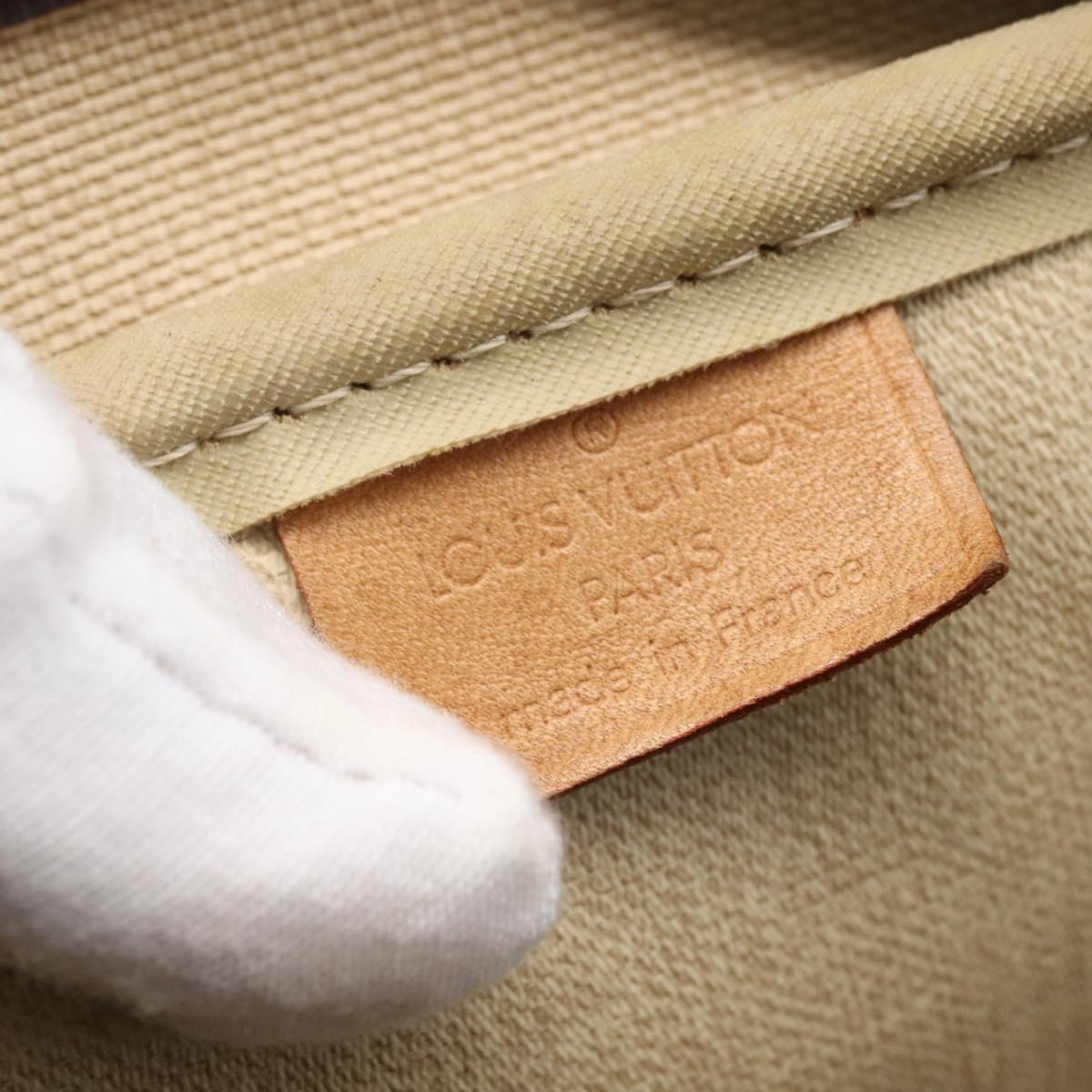 Louis Vuitton Deauville Handbag Monogram Canvas, BROWN, CANVAS, Handbag