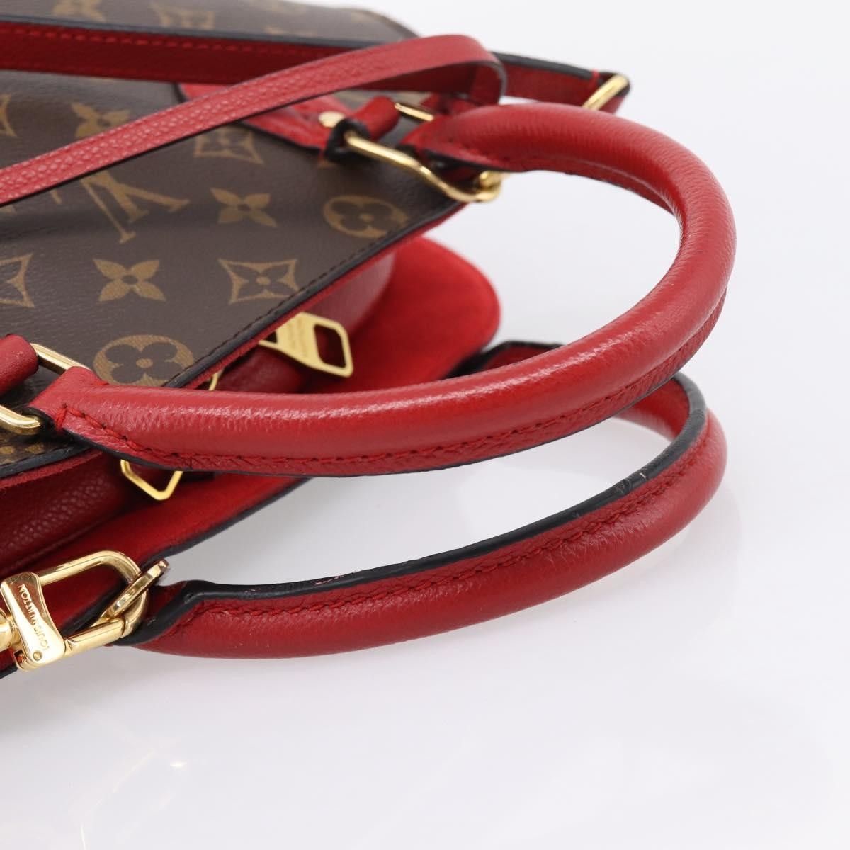 Louis Vuitton Alma BNB Monogram Canvas with Leather, Brown, Canvas, Handbag