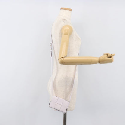 Bottega Veneta Cassette Maxi Intrecciato Leather, White, Leather, Clutch