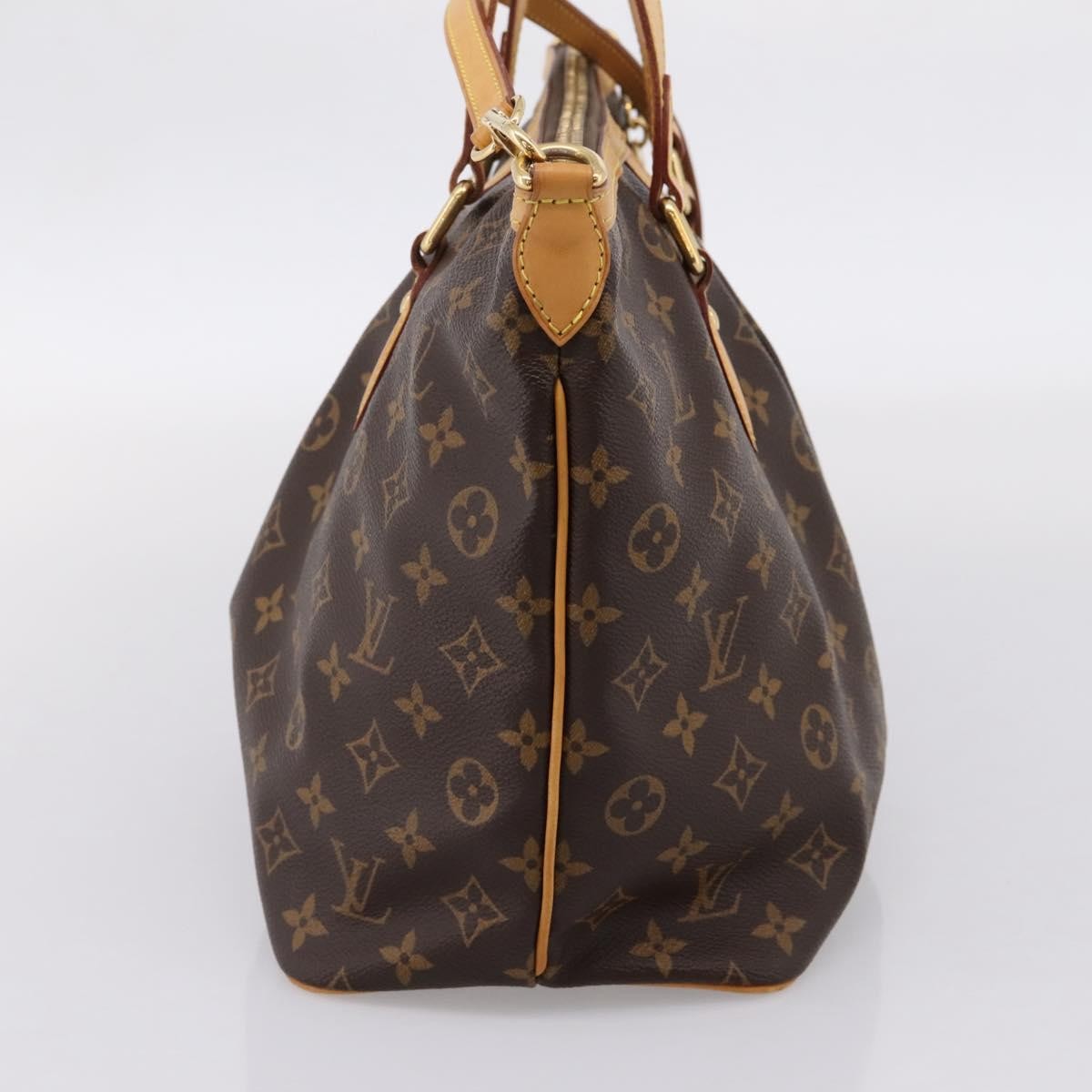 Louis Vuitton Palermo Monogram Canvas, Brown, Canvas, Handbag