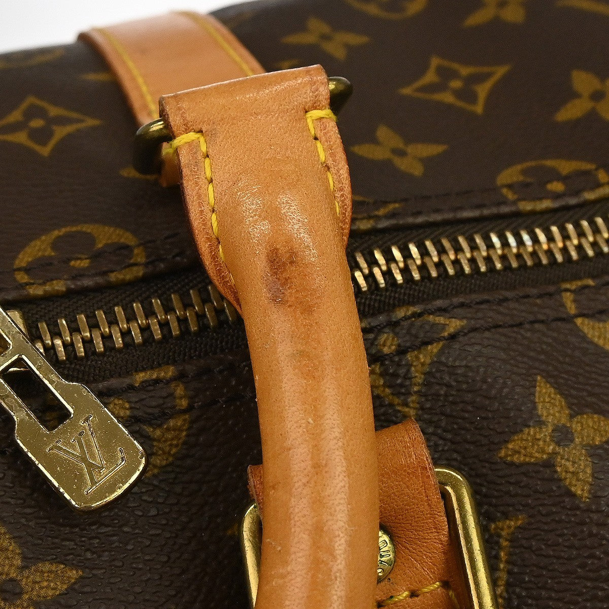 Louis Vuitton Keepall Bandouliere Monogram Canvas, Brown, Canvas, Travel Bag