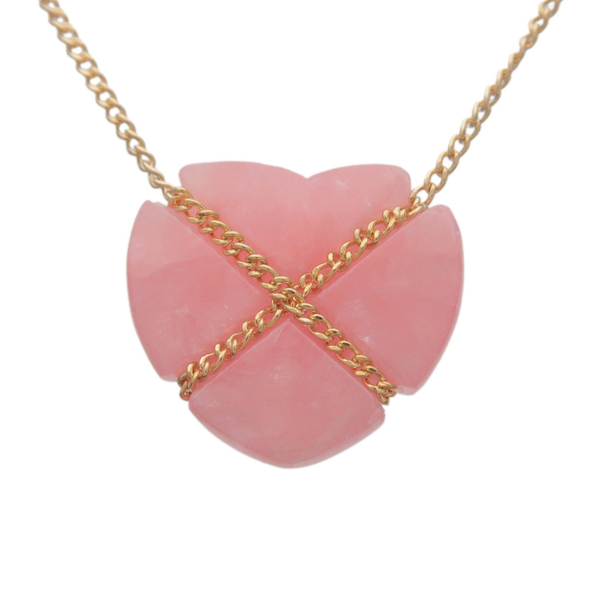 Tiffany & Co. Cross My Heart Pendant 18K Yellow Gold with Amethyst, Gold, Yellow Gold, Necklace