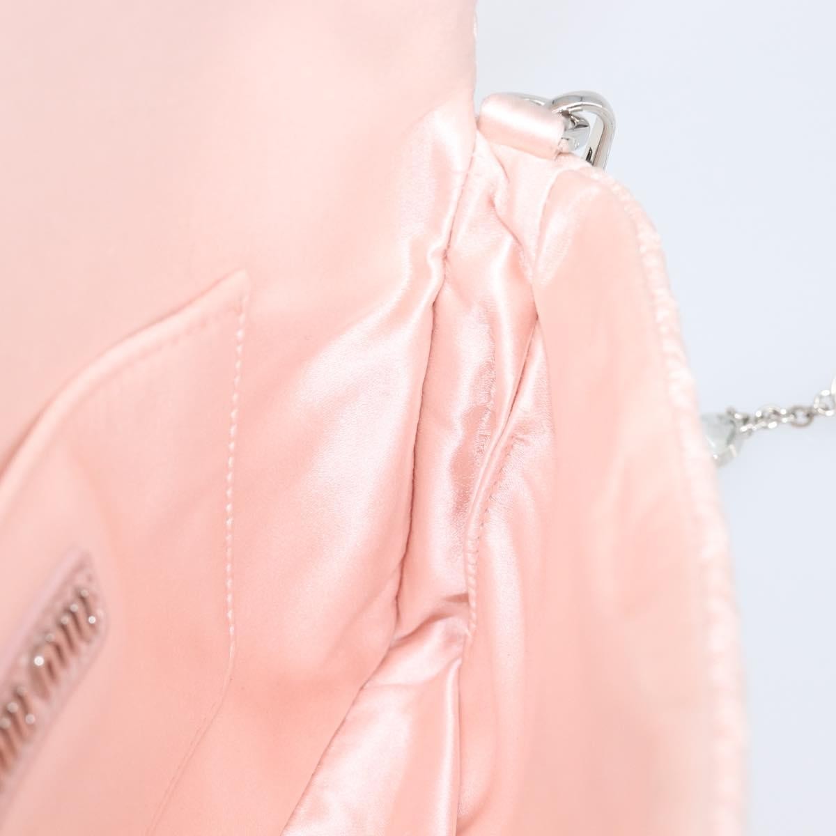 Miu Miu Crystal Full Flap Printed Calf Hair and Matelasse Leather, Pink, Satin, Shoulder Bag