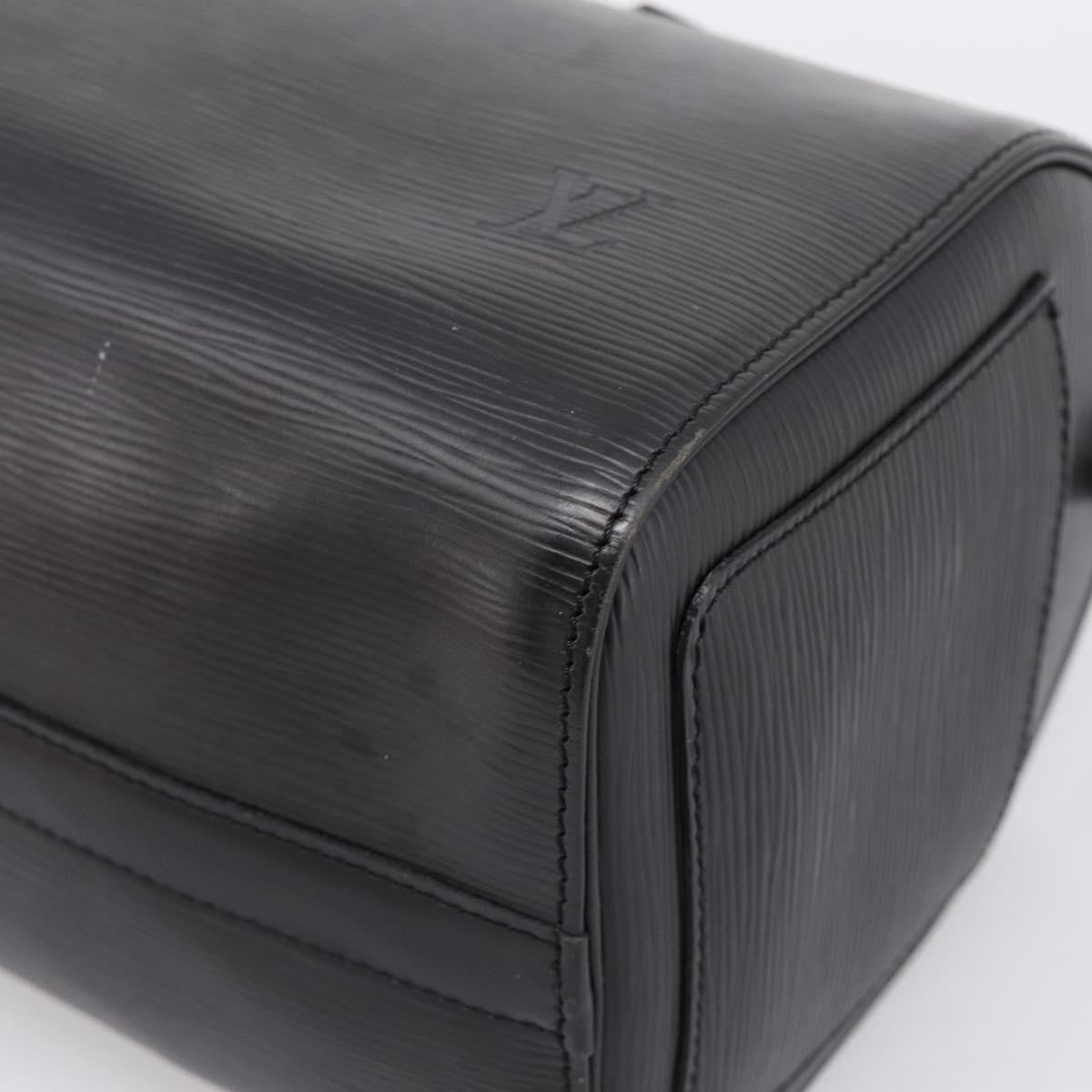 Louis Vuitton Speedy Epi Leather, Black, Leather, Handbag