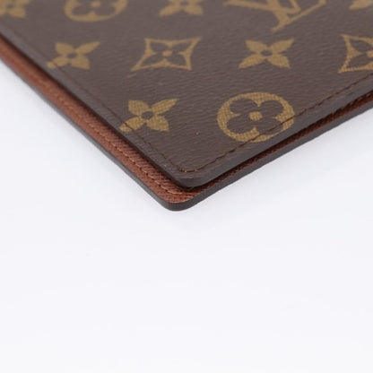 Louis Vuitton Porte Valeurs Checkbook Monogram Canvas, Brown, Canvas, Wallet