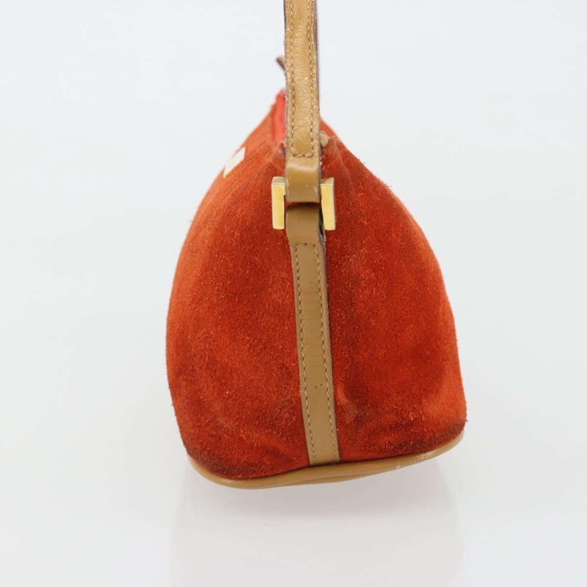 Gucci Vintage Suede, Orange, Suede, Clutch