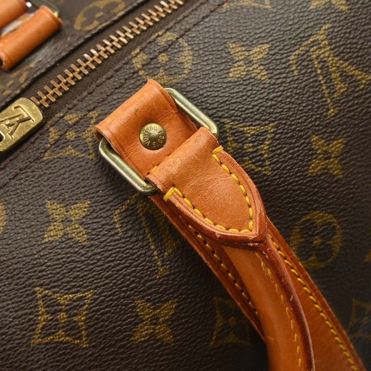 Louis Vuitton Keepall Monogram Canvas, Brown, Canvas, Travel Bag