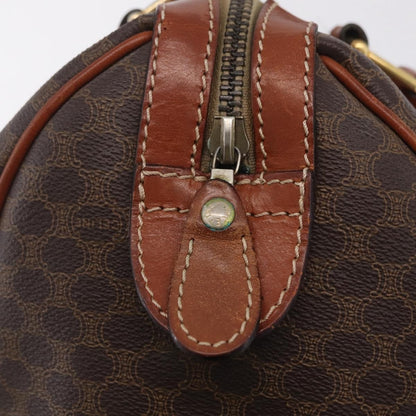 Celine Macadam Macadam with leather, Brown, Canvas, Tote Bag