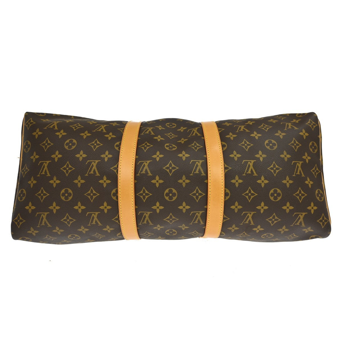 Louis Vuitton Keepall Monogram Canvas, Brown, Canvas, Travel Bag